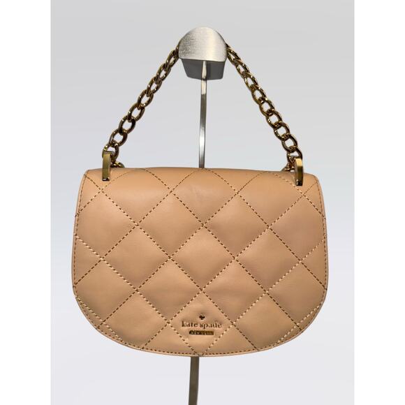 Kate Spade Emerson Place Rita Quilted Crossbody in Cashew Beige - Picture 5 of 16